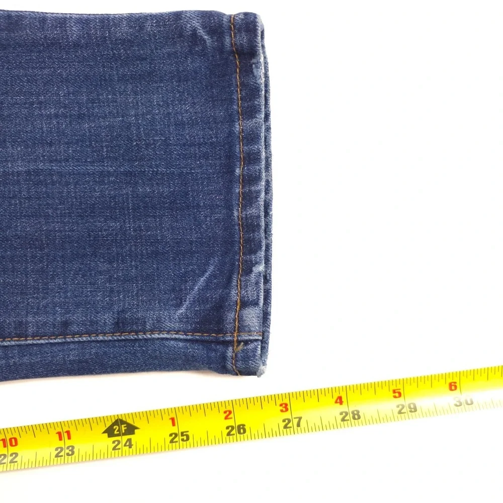 Talbots Womens Jeans Everyday Relaxed 8P Blue Annika Wash Stretch‎ Petite